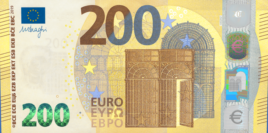 200 Euro Front